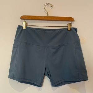 Blue Bike Shorts